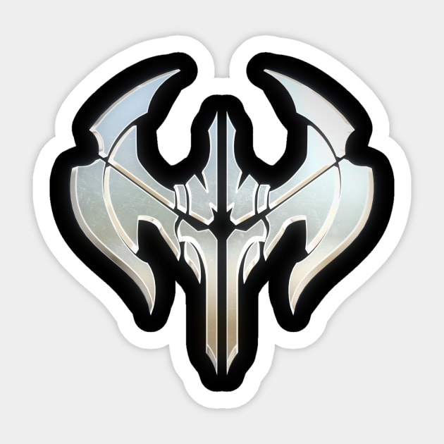 Noxus region Sticker by ChrisHarrys